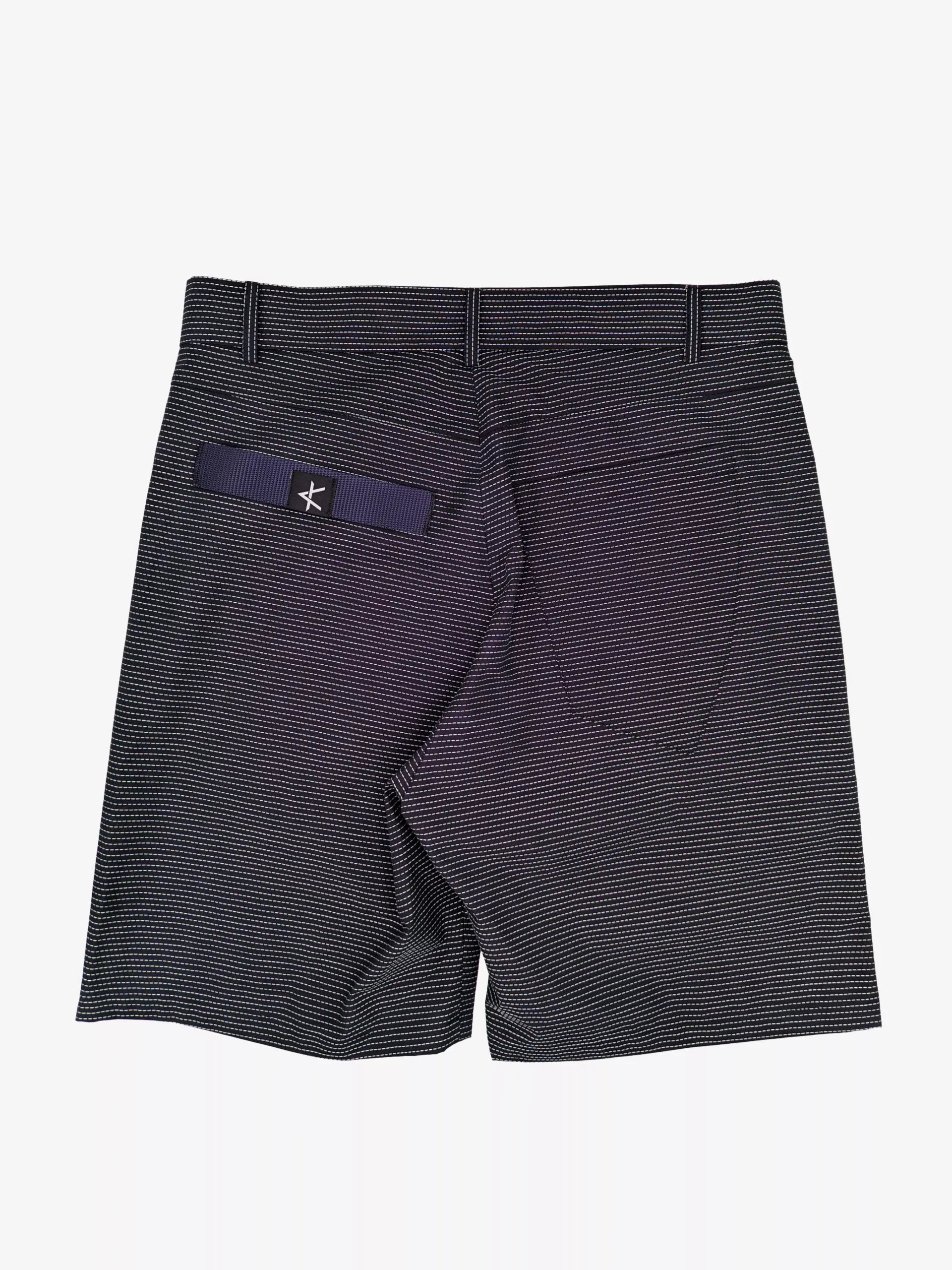 Bermuda Shoto Rayures Navy - Short Streetwear Homme Premium
