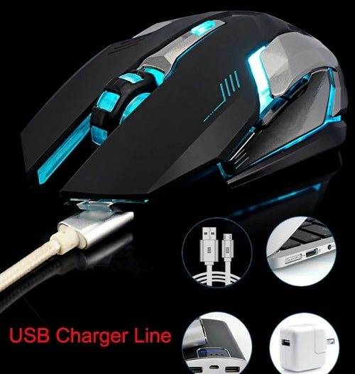 Souris Gaming Sans Fil Ninja Dragon Stealth 7 - LED Silent