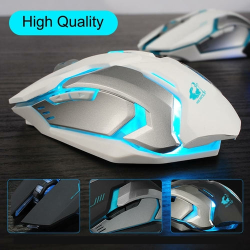 Souris Gaming Sans Fil Ninja Dragon Stealth 7 - LED Silent