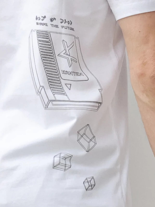 T-Shirt 8bit Series Blanc - Streetwear Gaming Unisexe Premium