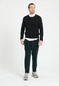 Pull Col Rond Homme Cachemire Noir - Luxe Premium LUKE 2