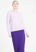 Sweat à Capuche Femme Cachemire Lilas - Luxe Premium MIA 16