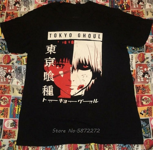 T-Shirt Tokyo Ghoul Kaneki Ken - Anime Manga Streetwear