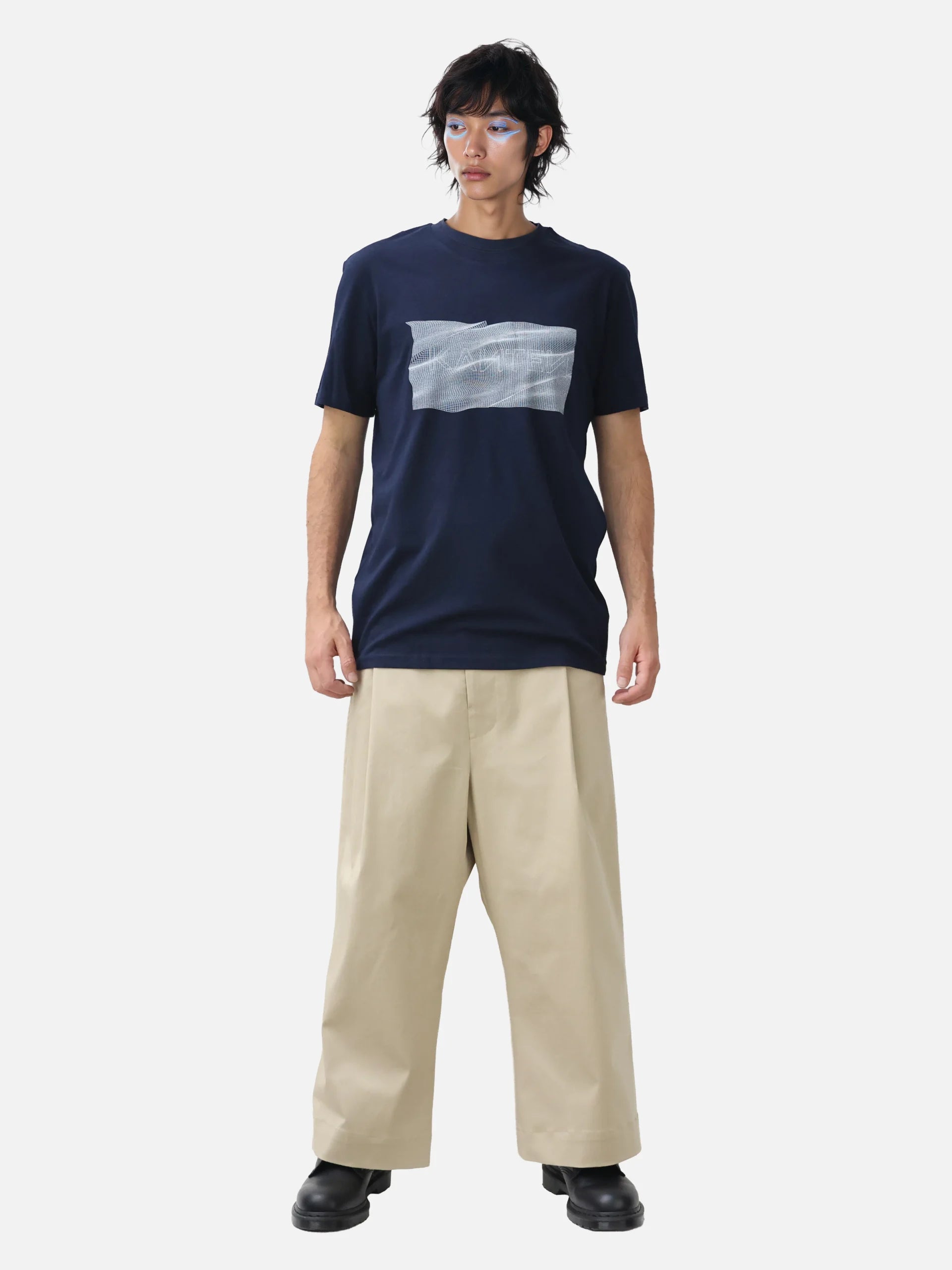 T-Shirt Densen Navy - Streetwear Homme Femme Premium